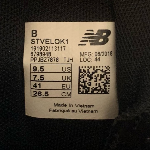 NWT New Balance Fresh Foam VELO 1 Turf Trainer Softball Golf B&W Gold US 9.5 - Picture 7 of 7